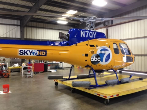 Sky7 HD helicopter gets a new look!