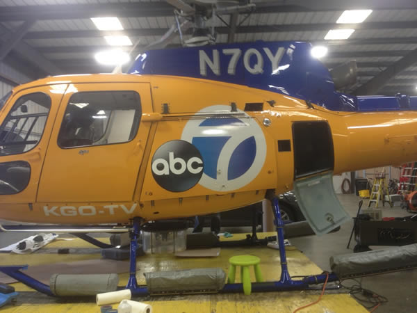 Sky7 HD helicopter gets a new look!