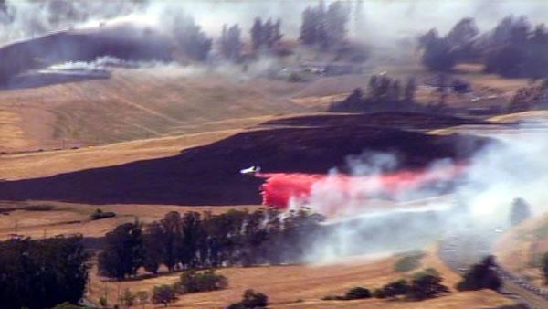 Multiple brush fires burning in Sonoma County