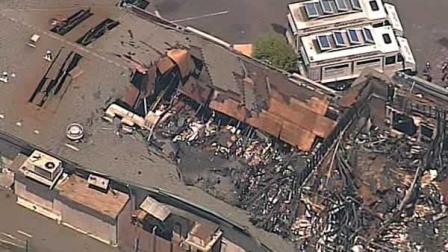 Napa strip mall fire