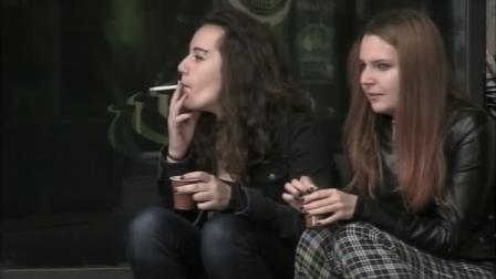Woman smoking