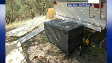 Lake County Sheriff provided pictures of the box the teen sex slave was held in