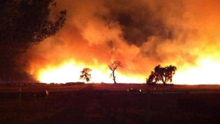 Lake Berryessa fire
