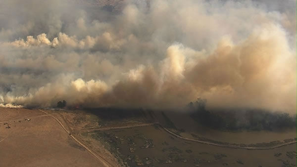 Vegetation fire near Fairfield