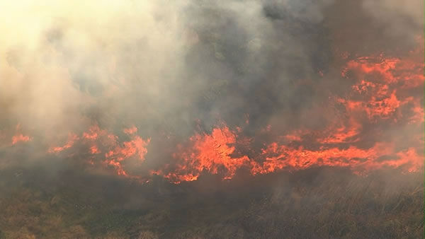 Vegetation fire near Fairfield