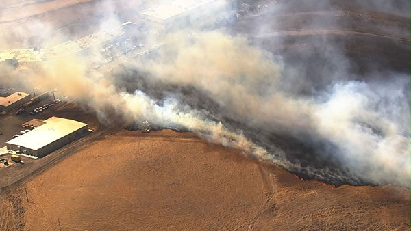 Vegetation fire near Fairfield
