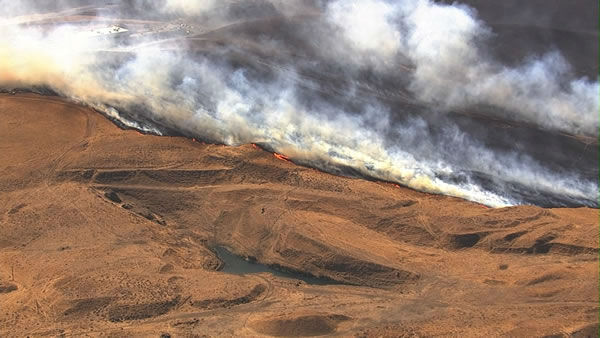 Vegetation fire near Fairfield