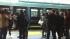 Two people were detained after a security threat...