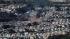 Aerial view of damage caused by a massive fire...