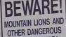 Ralston Middle School in Belmont was locked down Friday morning after a student reported seeing a mountain lion.