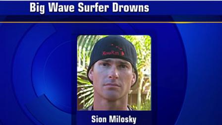 Big wave surfer Sion Milosky