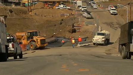 San Bruno barricade