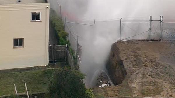 South San Francisco water main break