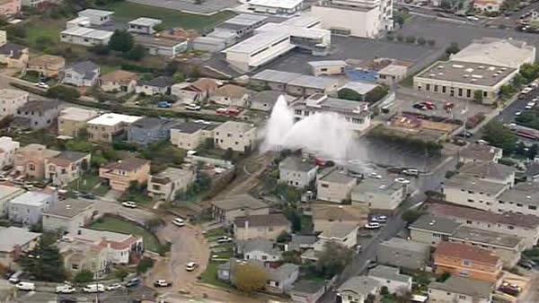 South San Francisco water main break