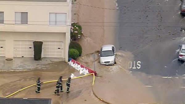 South San Francisco water main break