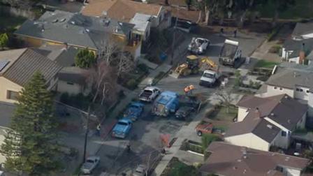 Some residents on the 500 block of Chestnut Avenue in San Bruno are being evacuated due to a gas line break.