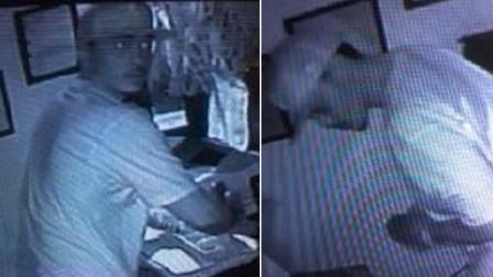 San Mateo police have released images from surveillance video of a suspect wanted in a string of overnight commercial burglaries.