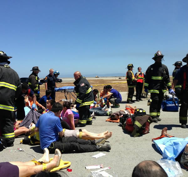 Asiana 214 crash pics