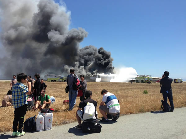 Asiana 214 crash pics
