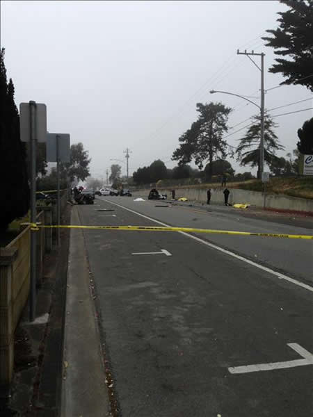 colma triple fatal crash, memorial day