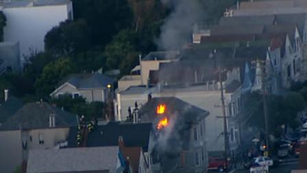 15 people were displaced Thursday evening by a three-alarm fire in the Richmond District.