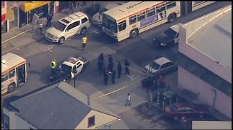 A pedestrian was seriously injured in an accident involving a Muni bus this afternoon