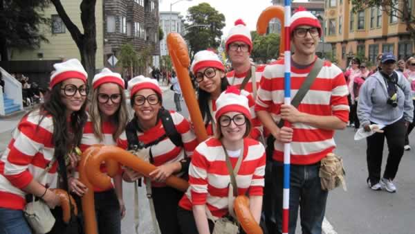 Bay to Breakers 2010, San Francisco, #B2B2010, runners, race, Hayes Street Hill, Golden Gate Park