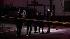 A manhunt is underway for the person who...