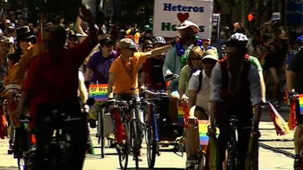 Gay Pride on parade in San Francisco