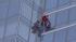 Dan Goodwin is climbing the Millennium Tower in San Francisco.