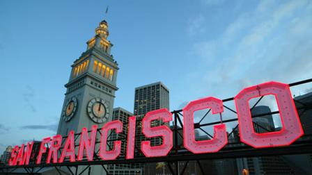 San Franciscos Ferry Building has been named one of the nations ten great public spaces for 2010.