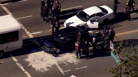 A UCSF shuttle van crash in SFs Potrero Hill District sent 15 people to the hospital.