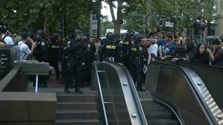 BART protest