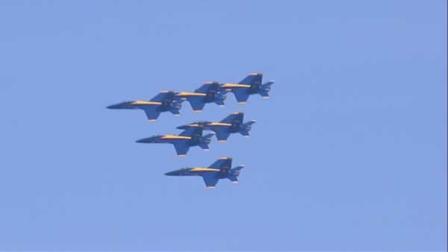 Blue Angels over San Francisco Bay