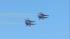 The U.S. Navys Blue Angels fly through San...