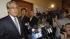 Mirkarimi won't resign; Lee to file... :: San Francisco Sheriff Ross Mirkarimi, left, speaks during a news conference Tuesday, March 20, 2012, in San Francisco.