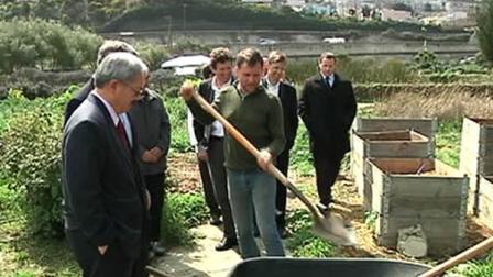 Mayor Ed Lee at an event for the citys recycling program