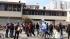 May Day protesters occupy SF building :: Protesters took over a building at Turk and Gough streets.