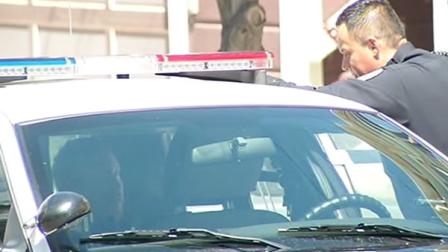 A San Francisco man was arrested Sunday for sitting outside his home with several weapons.