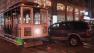 SUV hit a cable car