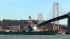 Crowds flock to SF for event-filled weekend :: Fleet Week boat under Bay Bridge