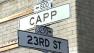 23rd and capp streets sign