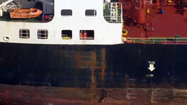 oil tanker bay bridge