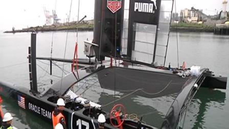Oracle Team USA catermaran in the San Francisco Bay