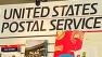 Demonstrators protesting cuts in Saturday mail service and job cutsd