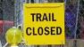San Francisco Presidio Trail closed sign