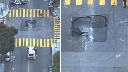 Lake Street and 2nd Avenue sinkhole