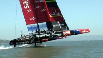 Emirates Team New Zealand Americas Cup catamaran