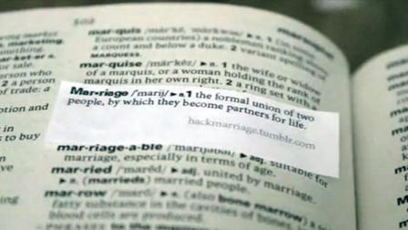 Hack Marriage changes definition of marriage in library dictionaries