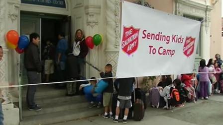 Salvation Army camp kids